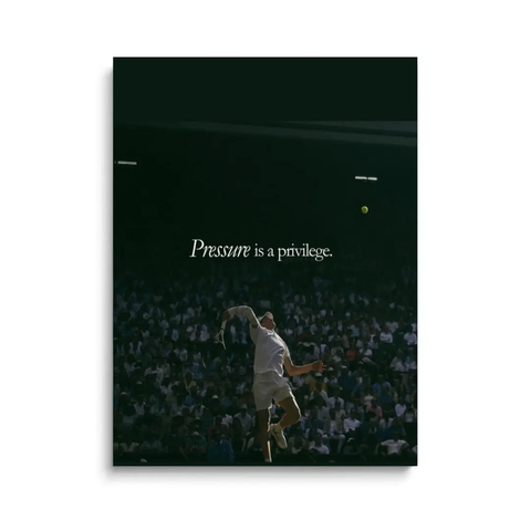 Jannik Sinner Pressure Is a Privilege Tennis Canvas
