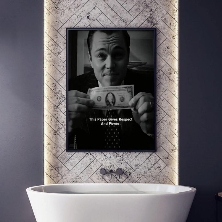 Wolf of Wall Street Motivational Print