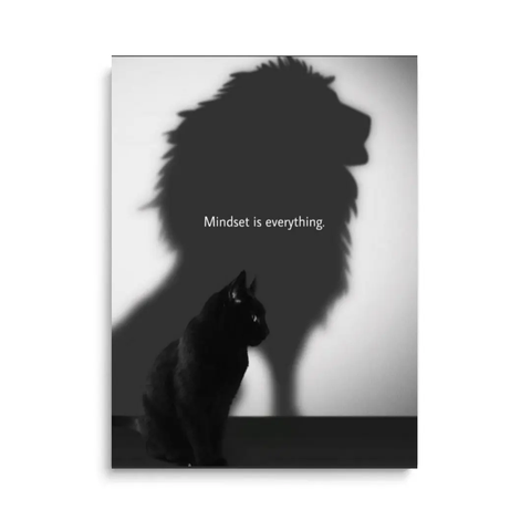 mindset inspirational canvas