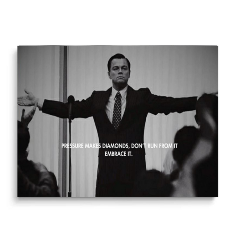 wolf of wall street canvas