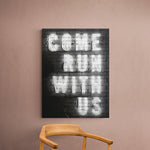 Black and White Hustle Wall Art