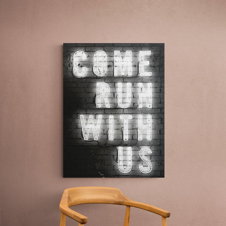 Black and White Hustle Wall Art