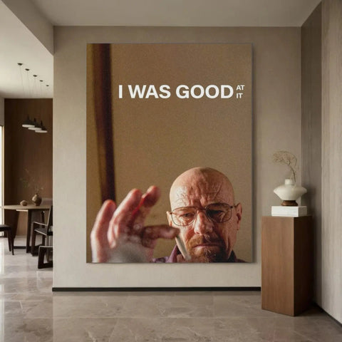 Walter White Motivational Canvas Wall Art