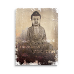 Buddha Meditation Mindfulness Motivational Canvas Art