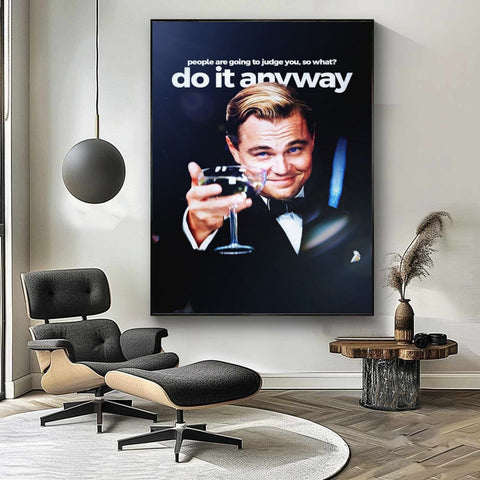 Do It Anyway Canvas – Motivational Quote Wall Art Print