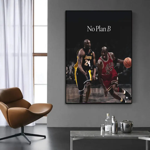 Basketball Legends Motivational Canvas Wall Art