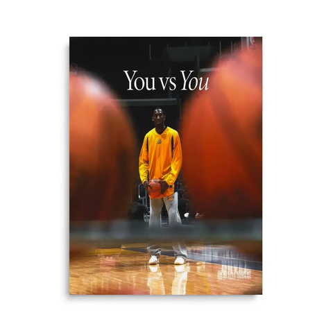Kobe Bryant You vs You Motivational Canvas Wall Art