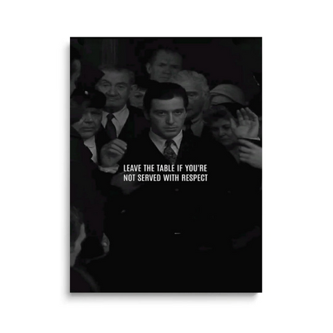 Michael Corleone motivational canvas