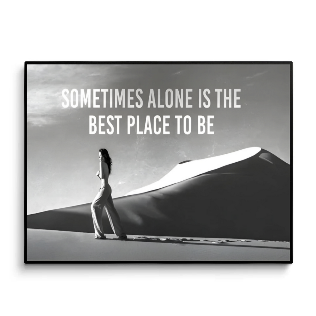 Modern Minimalist Canvas – home office inspiration