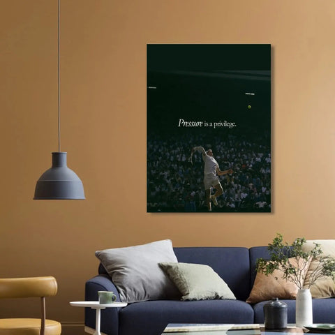 Jannik Sinner Pressure Is a Privilege Tennis Canvas