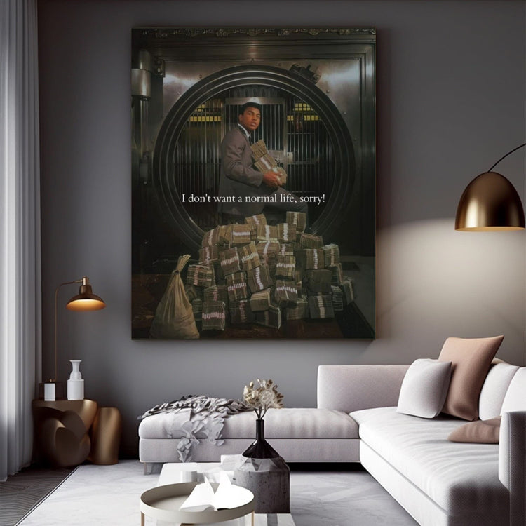 Muhammad Ali wall art