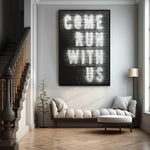 Neon Typography Motivation Wall Print