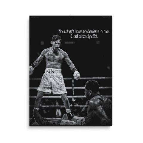 Ryan Garcia Motivational Canvas