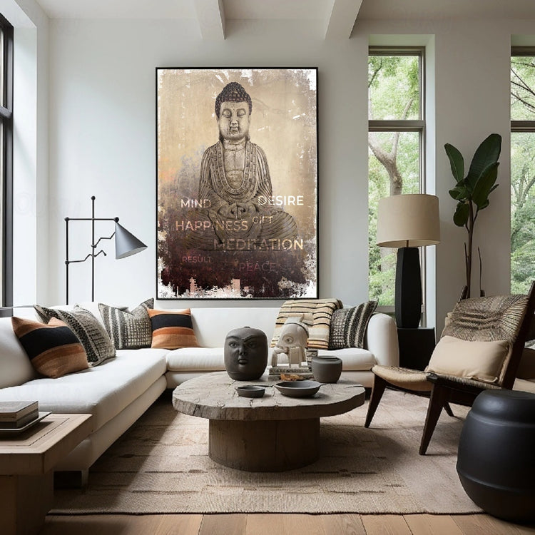 Spiritual Peace and Balance Canvas Decor