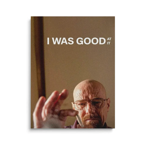 Walter White Motivational Canvas Wall Art