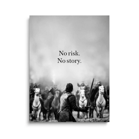 Warrior Motivational Canvas Print