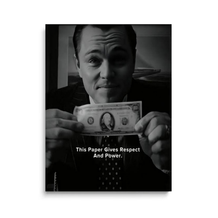 Wolf of Wall Street Canvas 