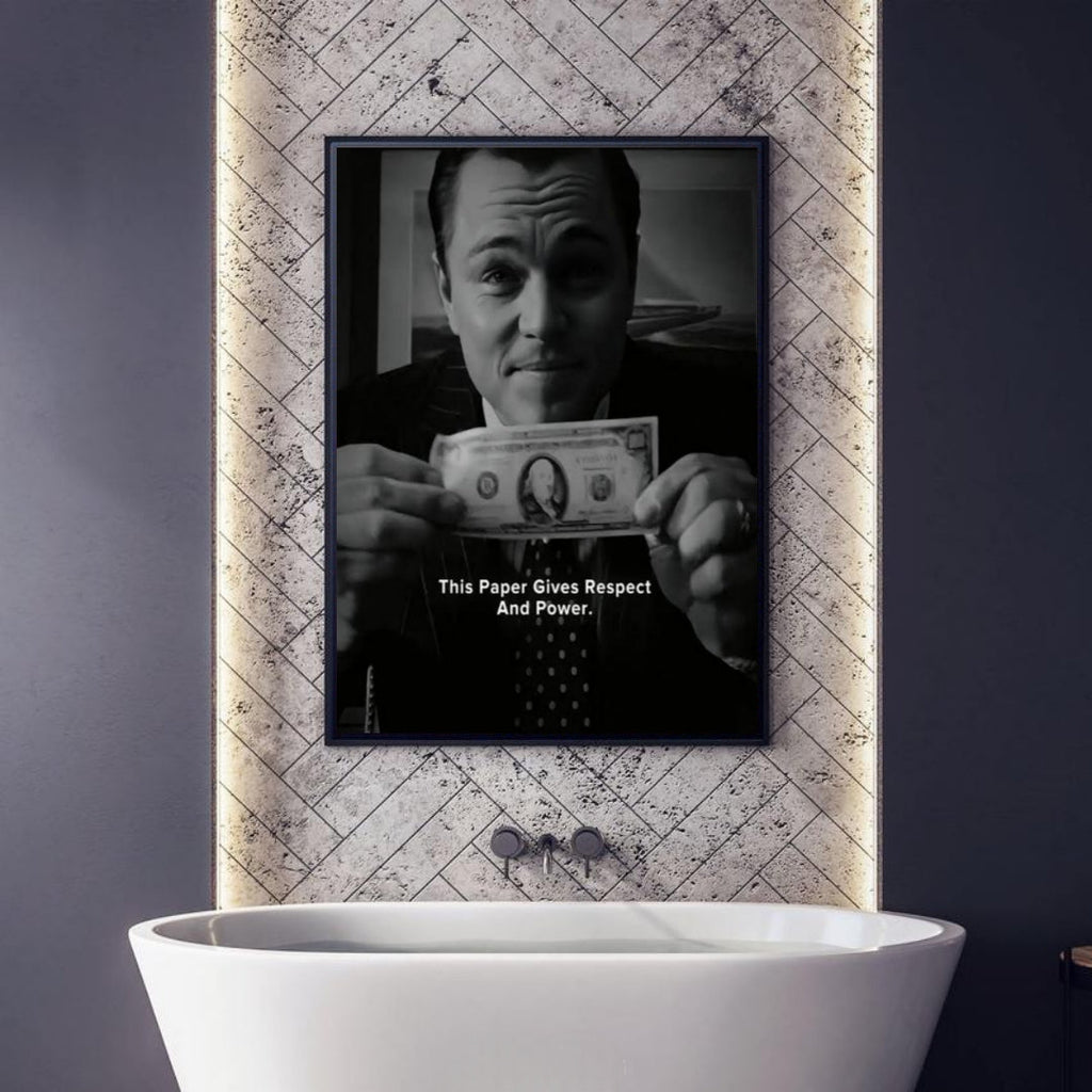 Wolf of Wall Street Motivational Print