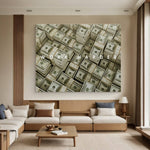 Work Harder Money Canvas