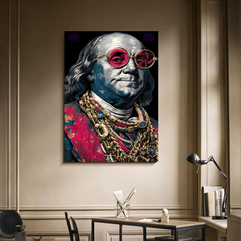 luxury money canvas