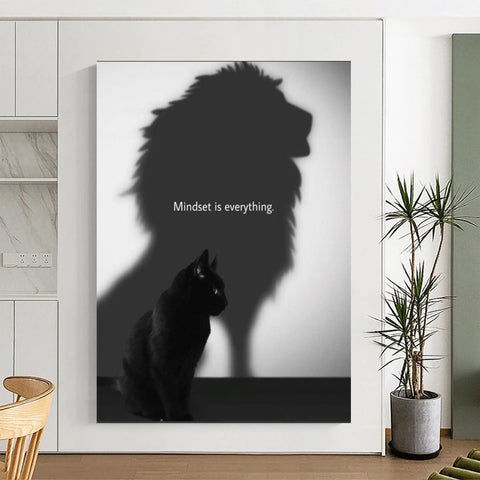 mindset inspirational canvas