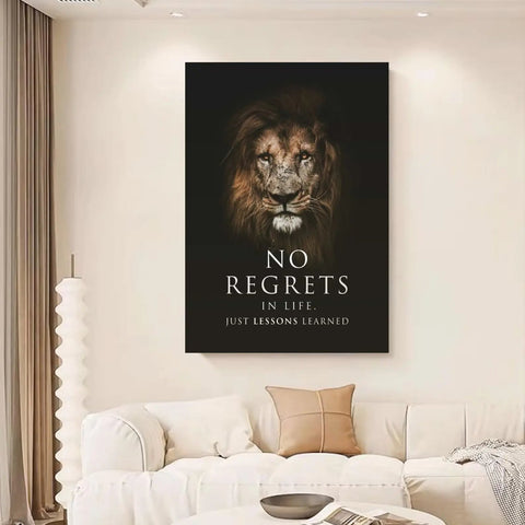 no regrets wall art