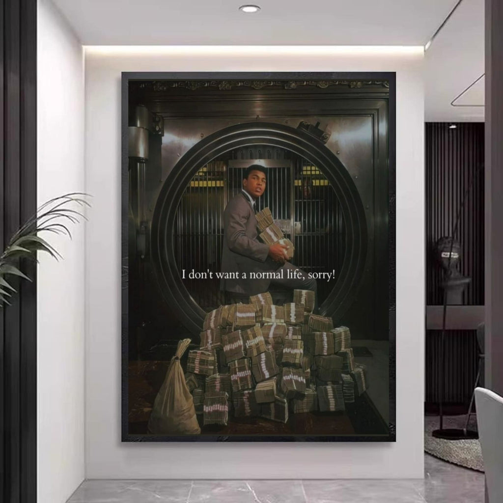 money motivational canvas