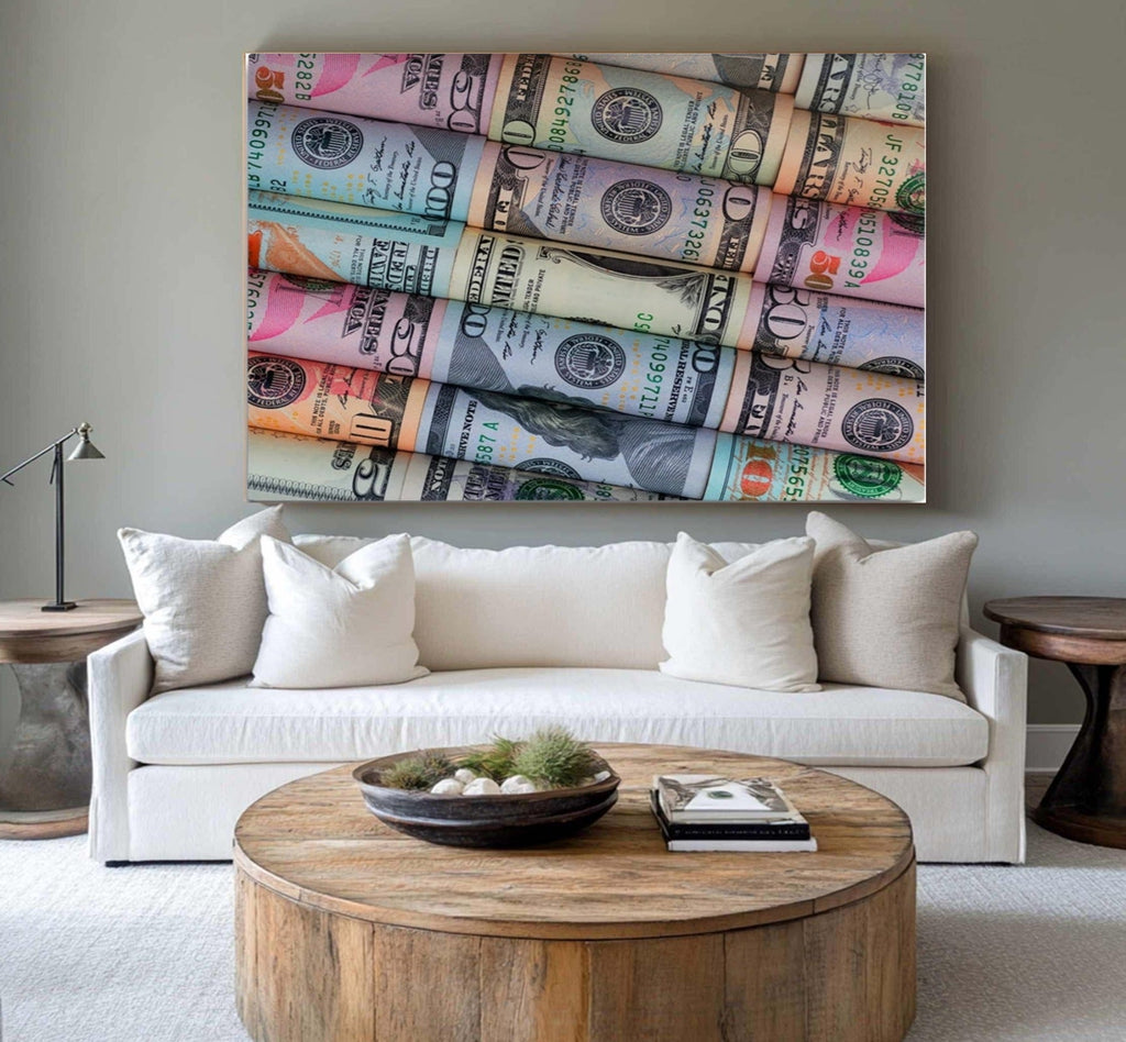 motivational dollar wall art